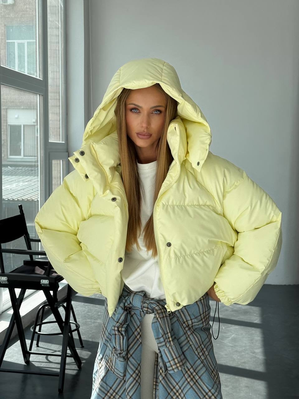 “IRISH” Cropped Puffer