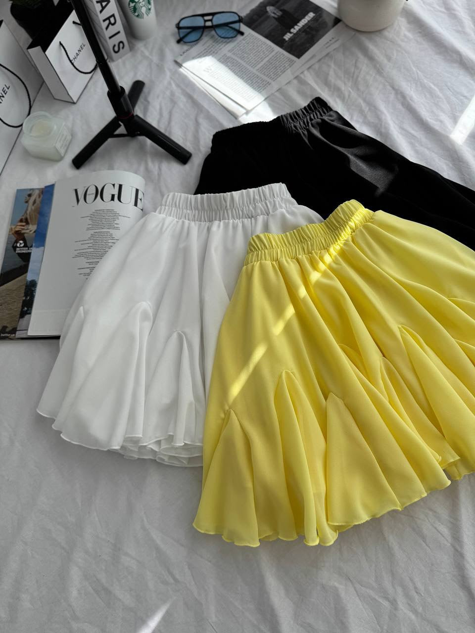 Skirt with built-in shorts from Pinterest