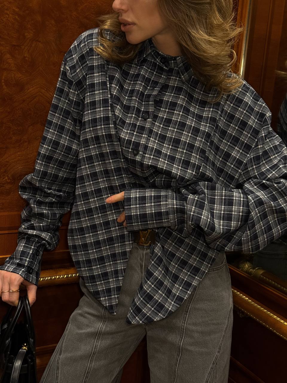 Stylish Plaid Shirt “Isabel”