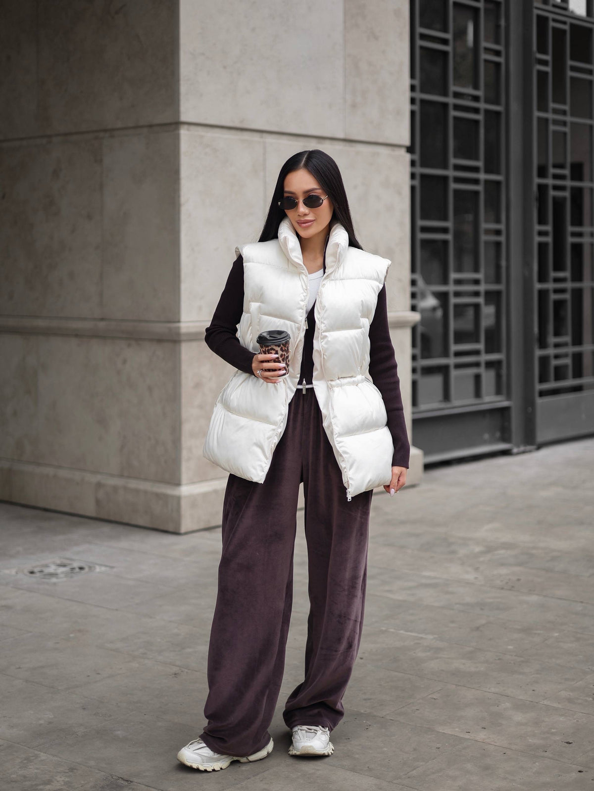 Waist-Defined Puffer Vest