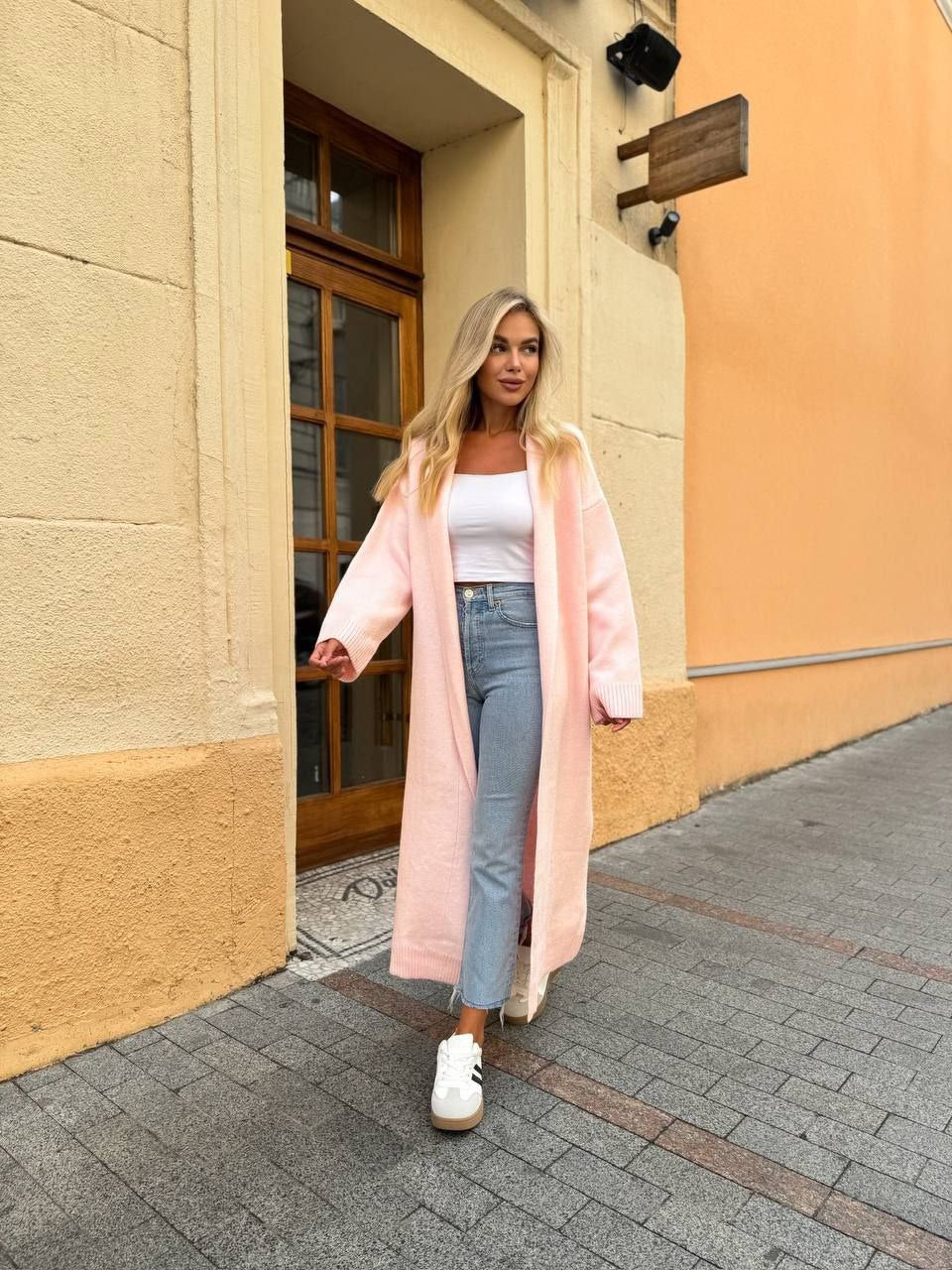 Long Knitted Cardigan