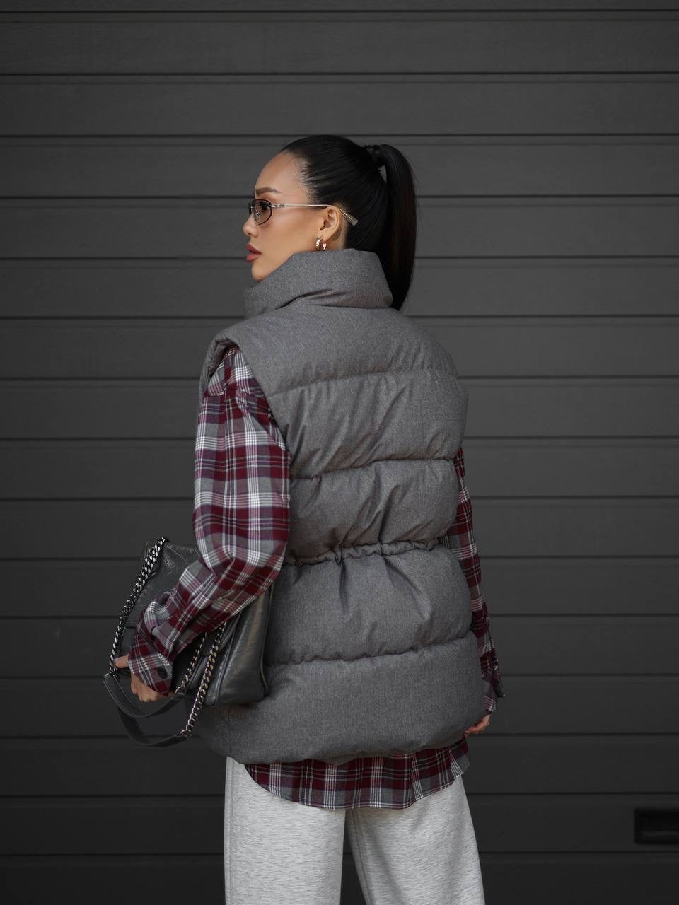 Waist-Defined Puffer Vest