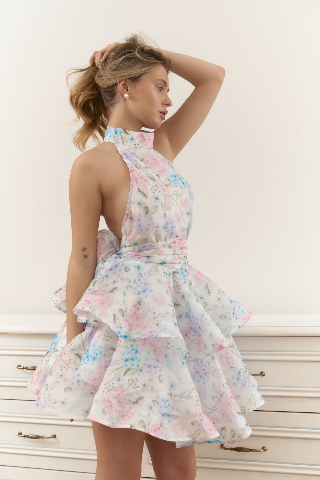 Organza Mini Dress