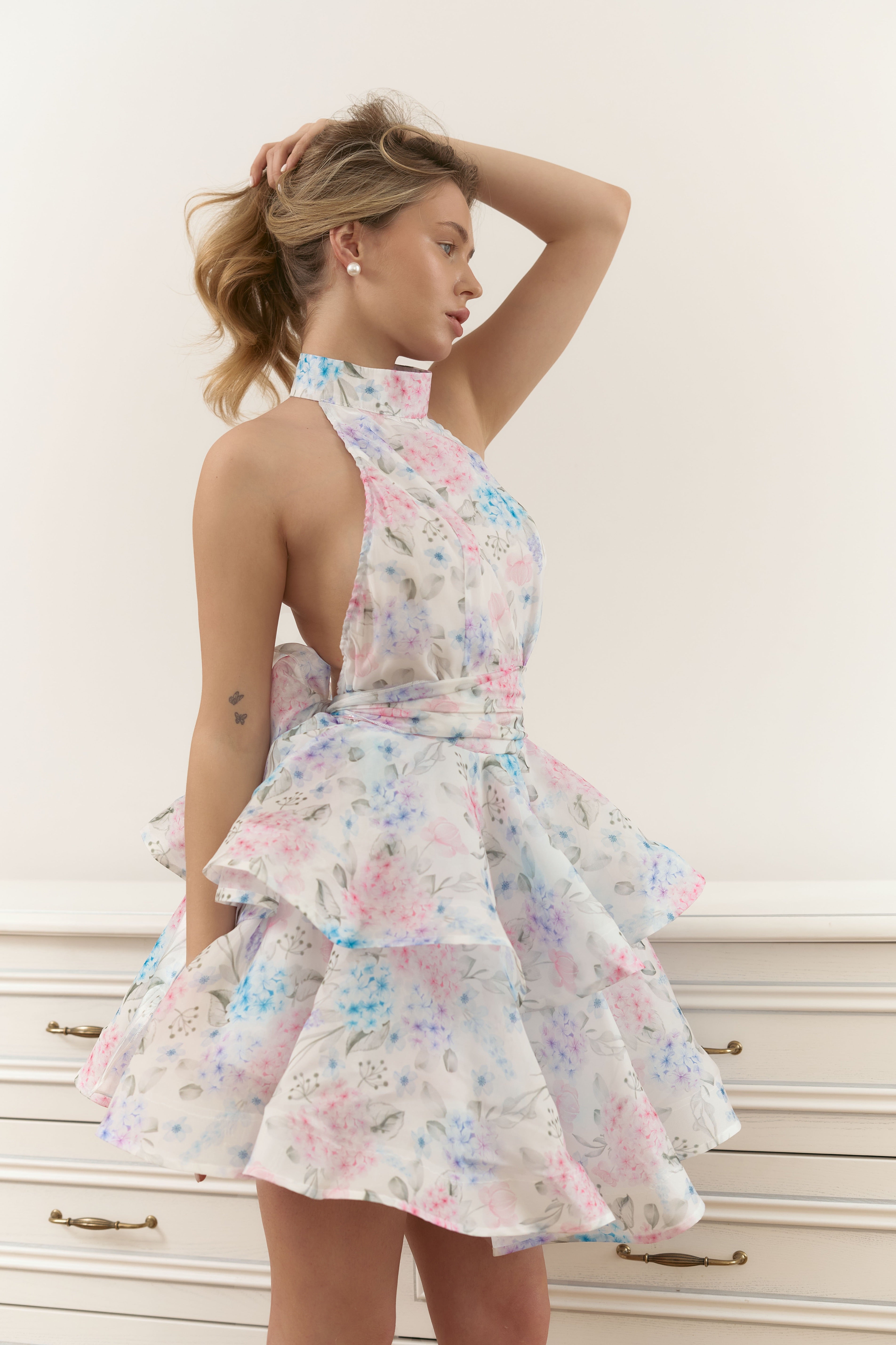 Organza Mini Dress