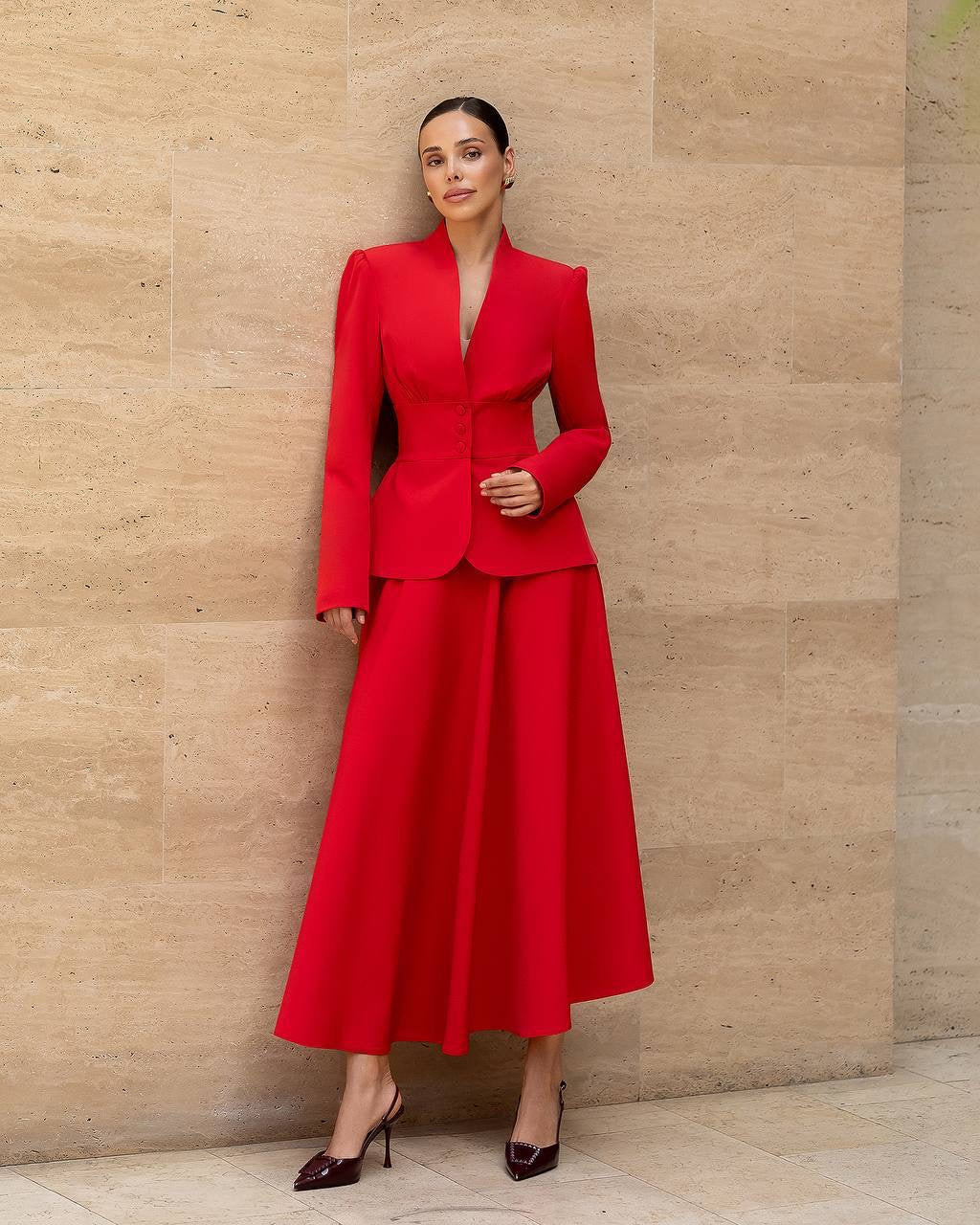 Blazer & Skirt Set
