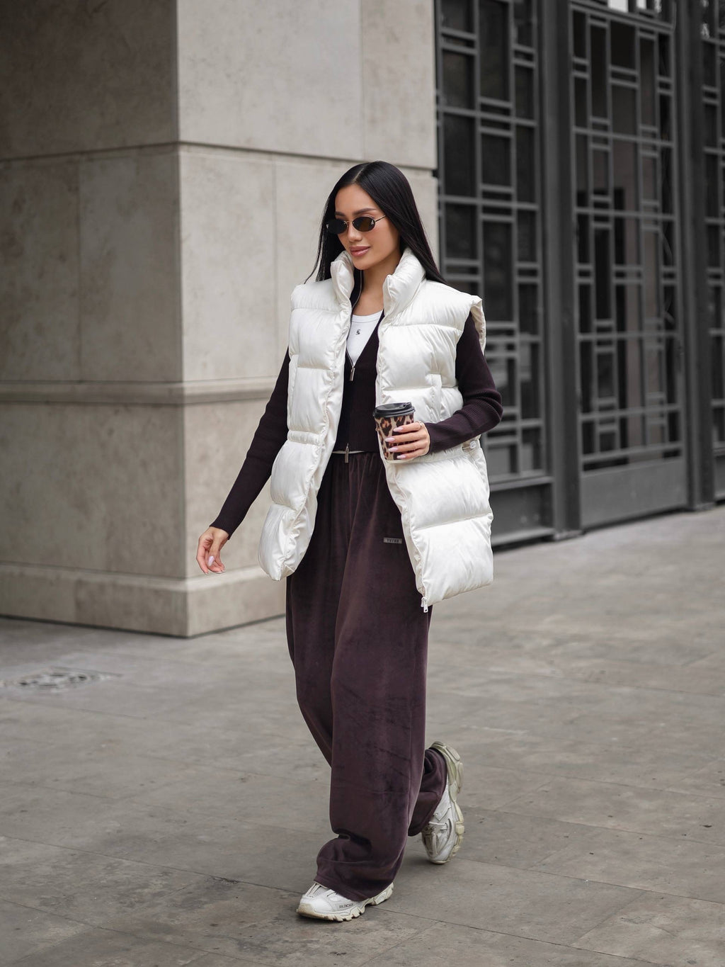 Waist-Defined Puffer Vest