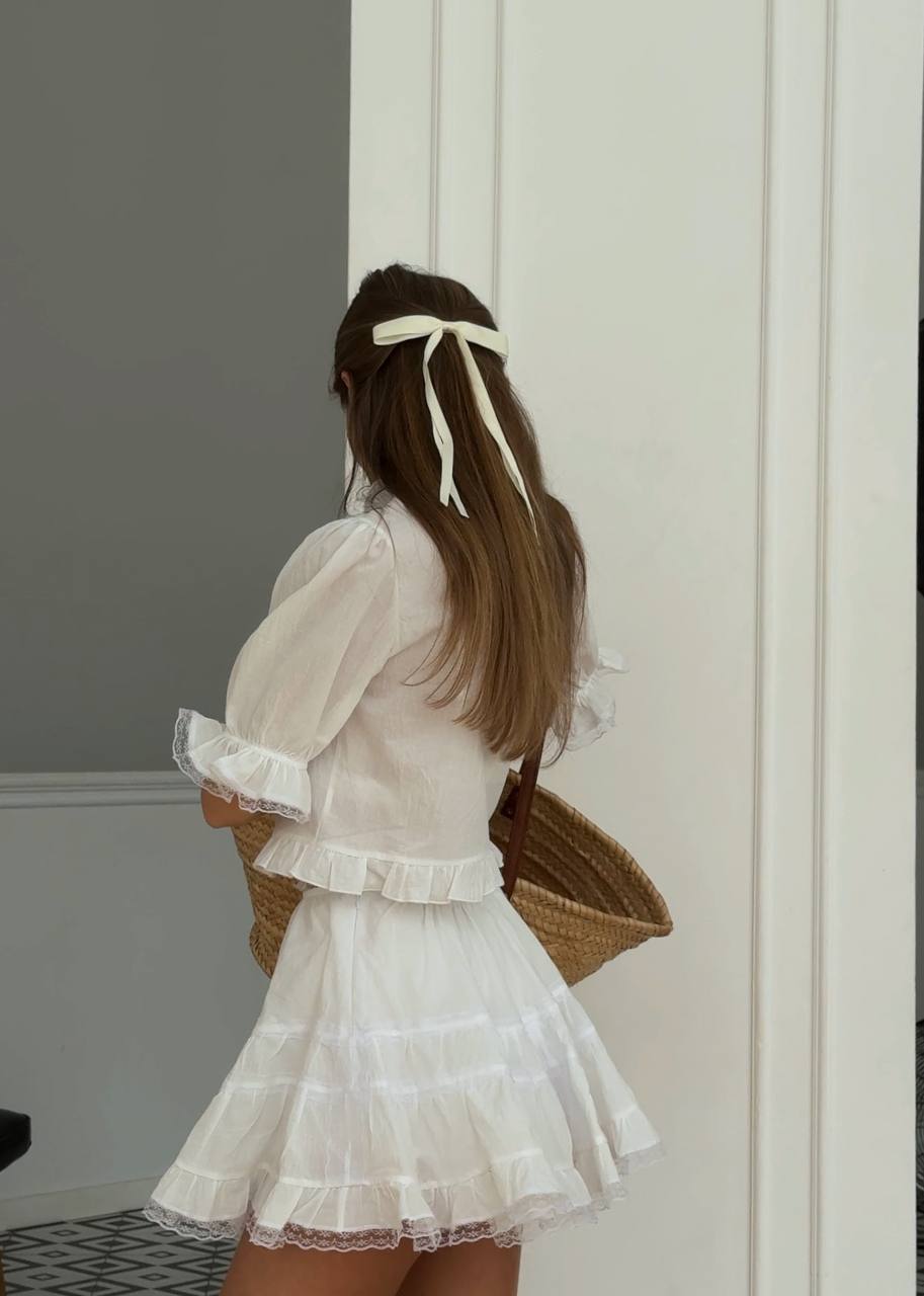 Cotton Set (Shirt + Skirt)