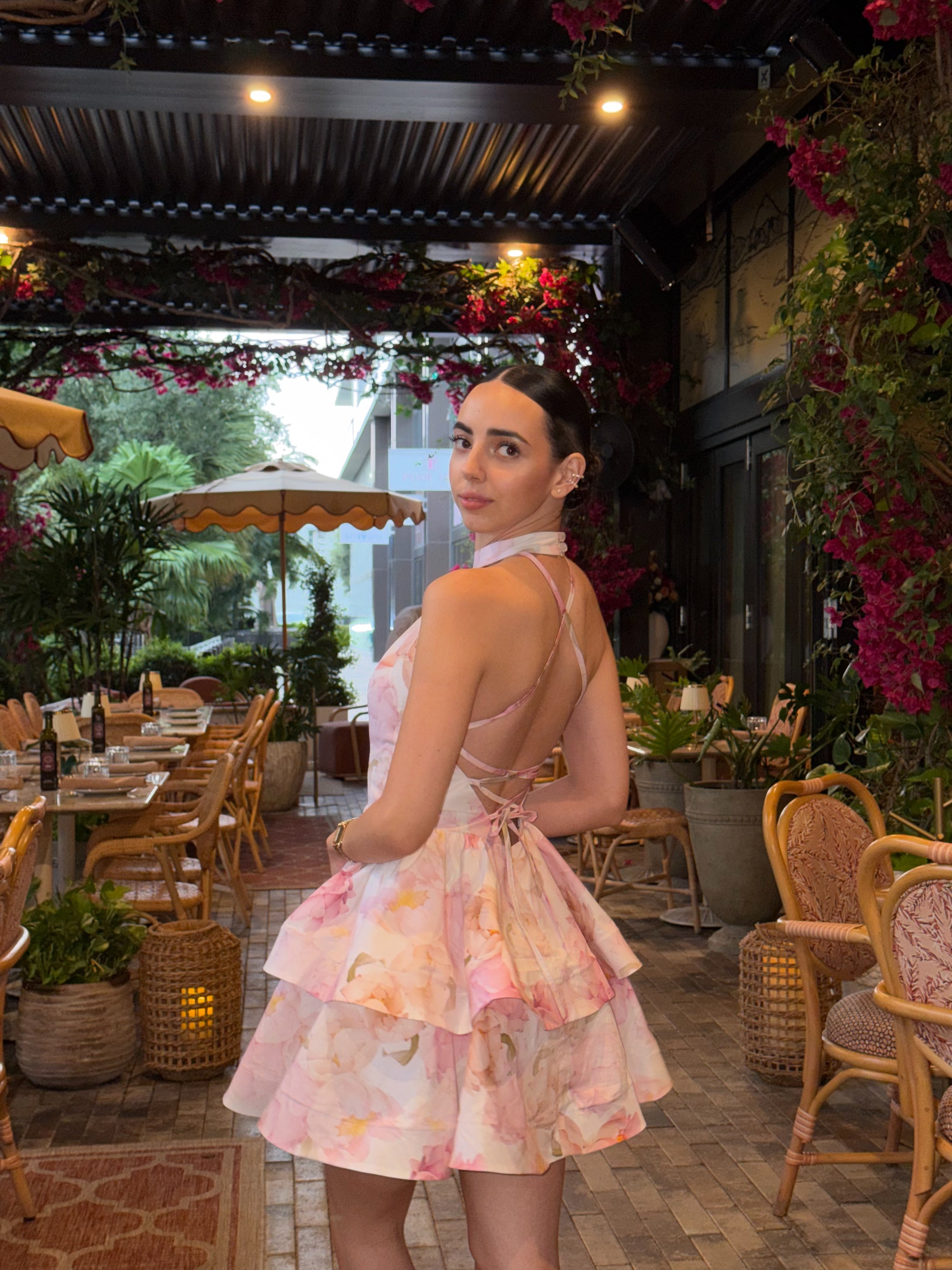 Floral romantic dress