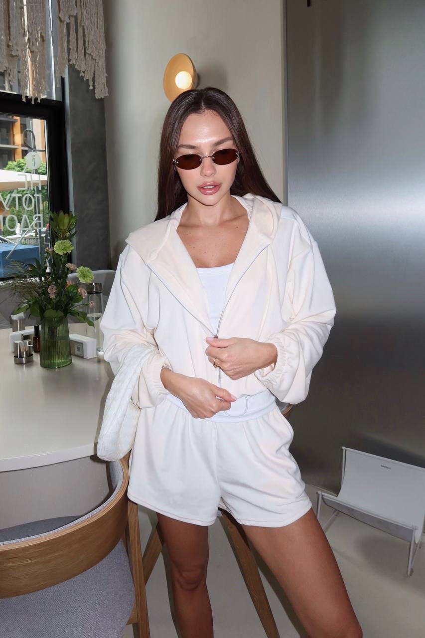 Velour Two-Piece Set