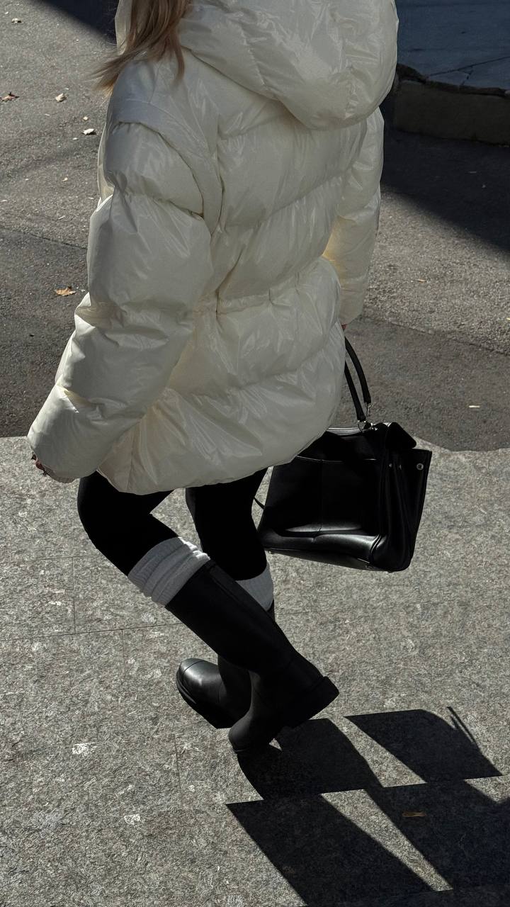 Transformer puffer jacket