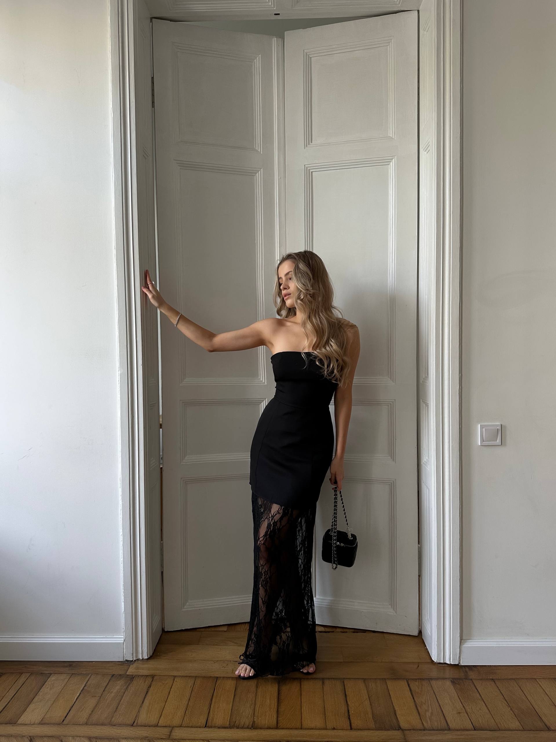 Lace-up dress + skirt set✨