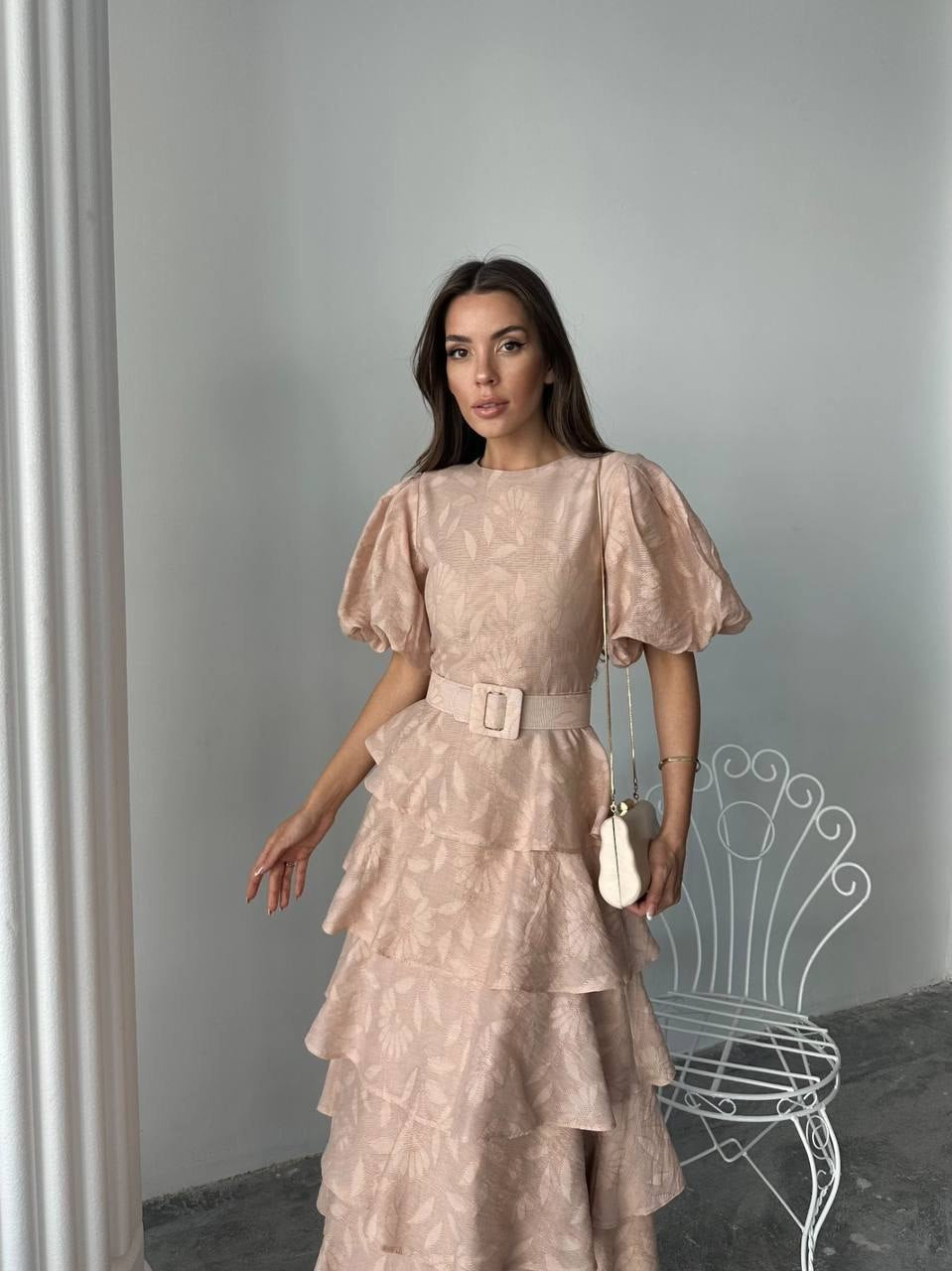 Dress with a belt