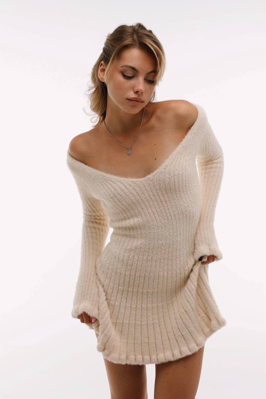 Knitted "Cloud" Mini Dress