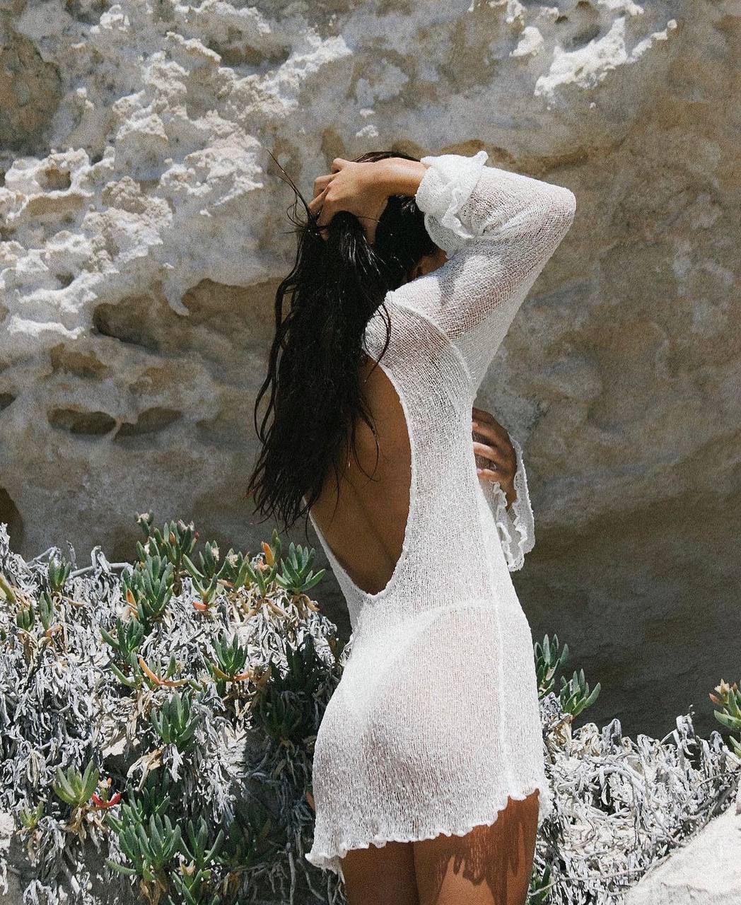 Beach Mesh Tunic