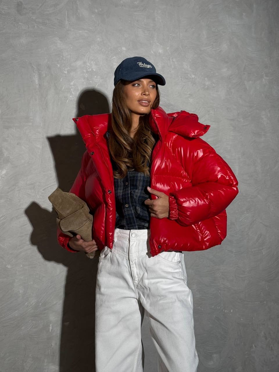 “IRISH” Cropped Puffer