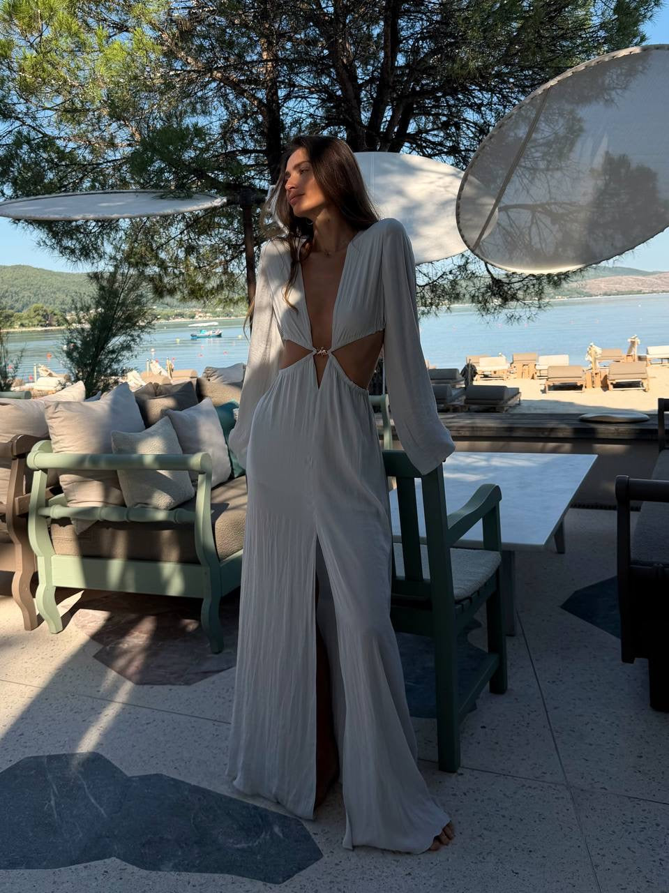 Wet Silk Dress