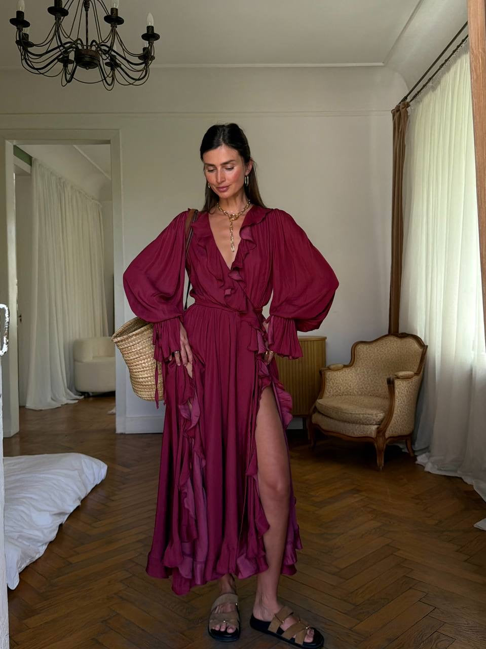 Wrap Maxi Dress