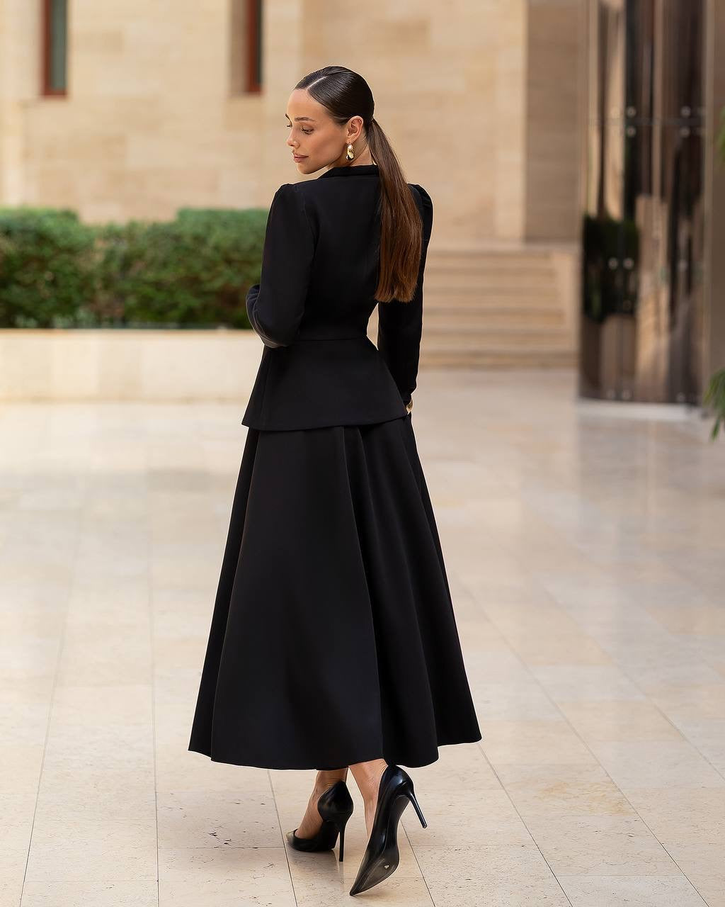 Blazer & Skirt Set