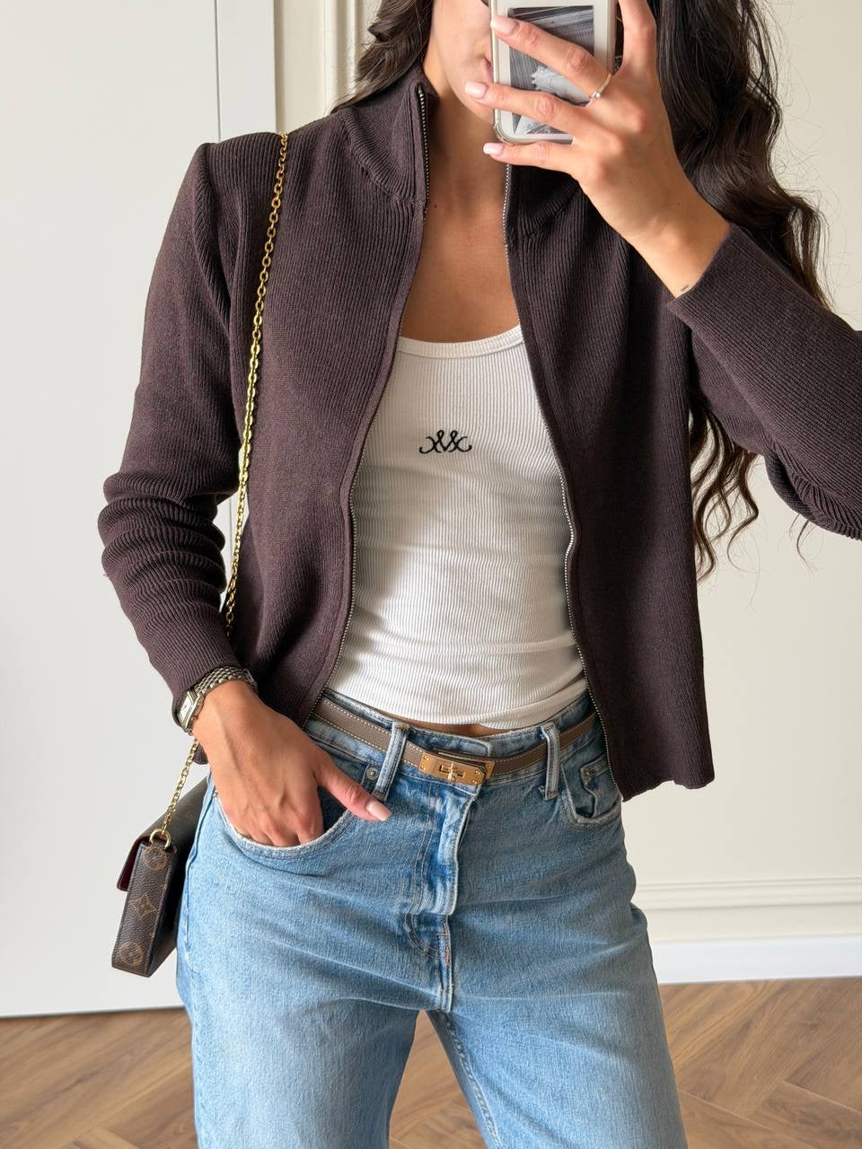 Zip-Up Knit Sweater✨