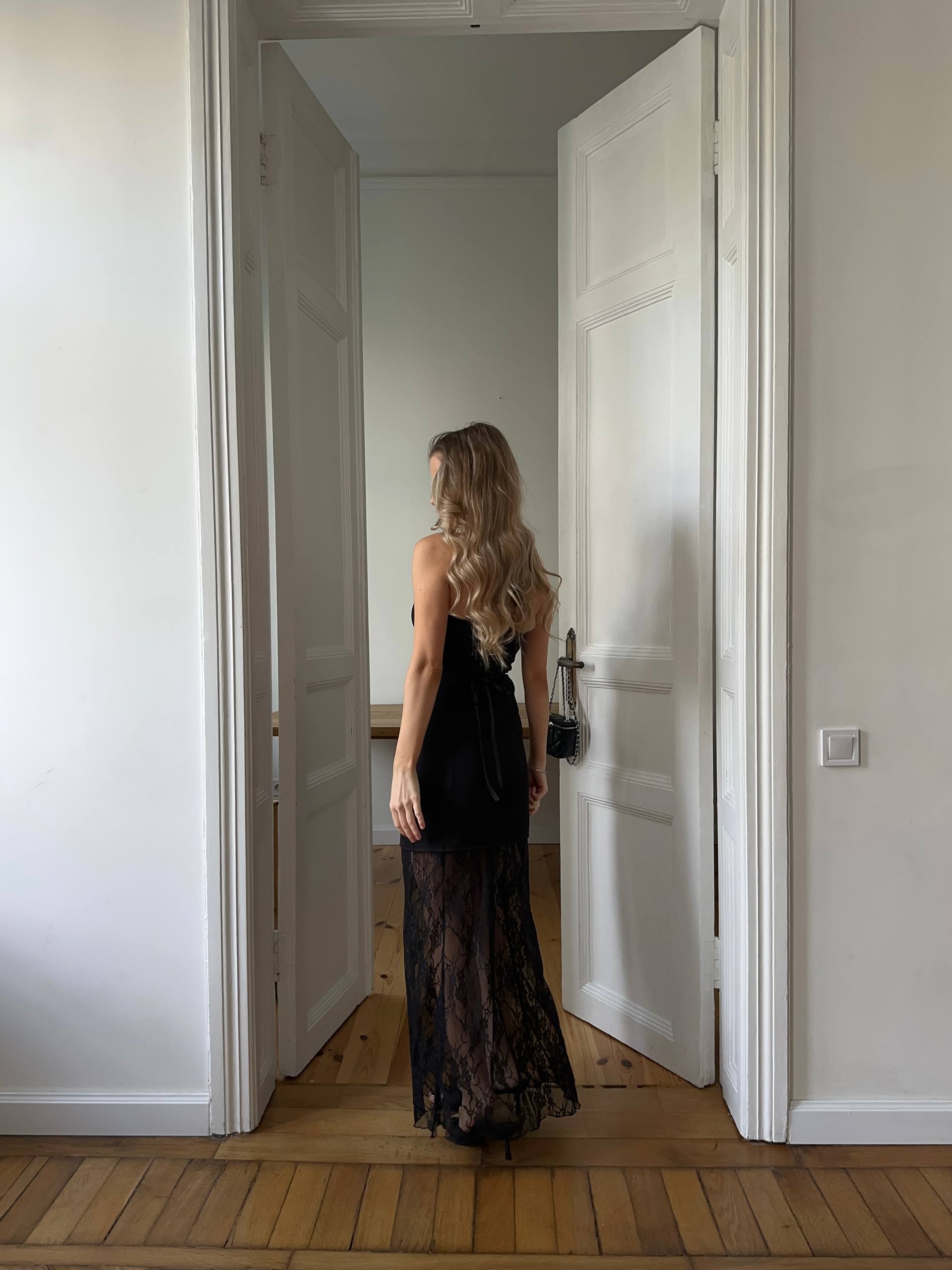 Lace-up dress + skirt set✨