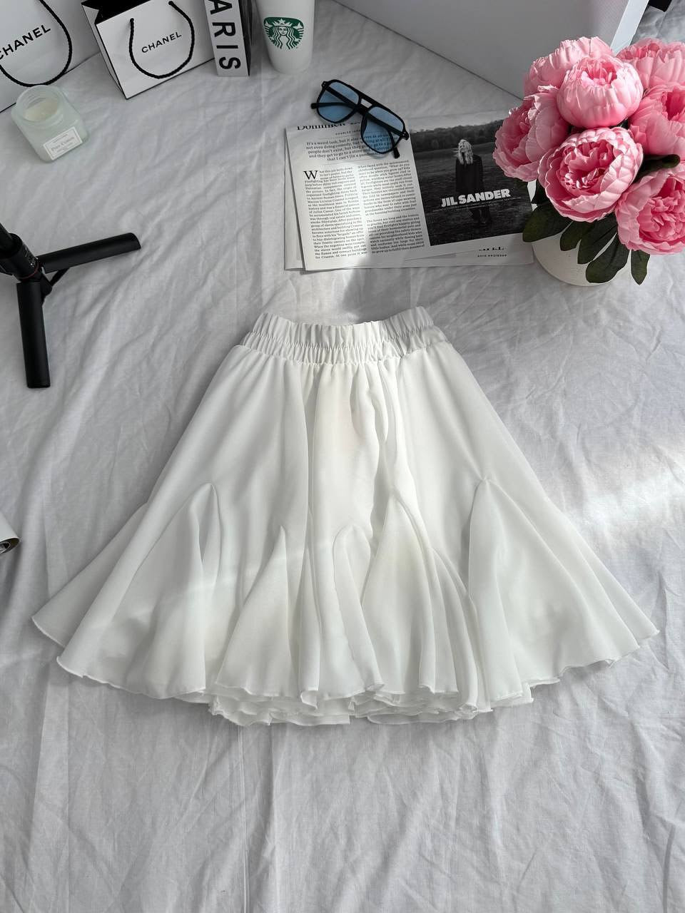 Skirt with built-in shorts from Pinterest