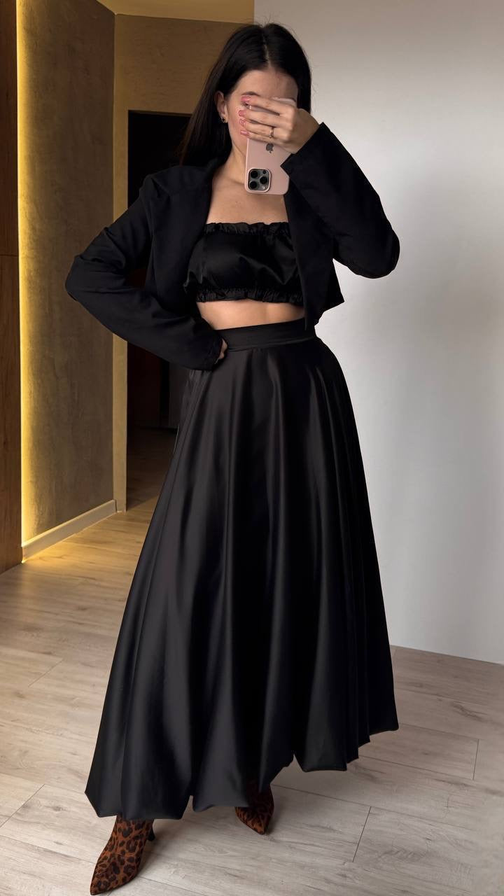 Balloon Maxi Skirt
