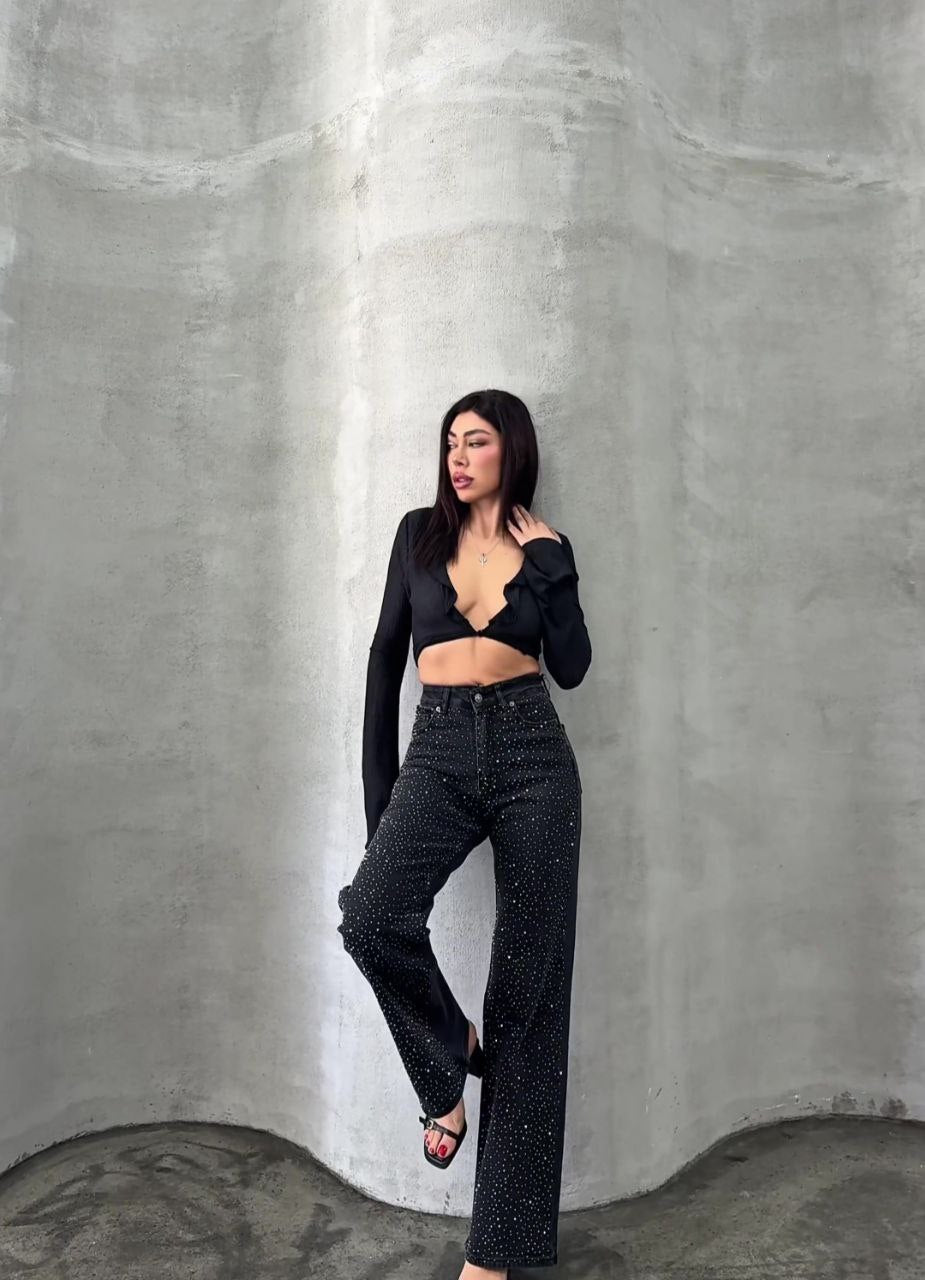 Jeans with Rhinestones