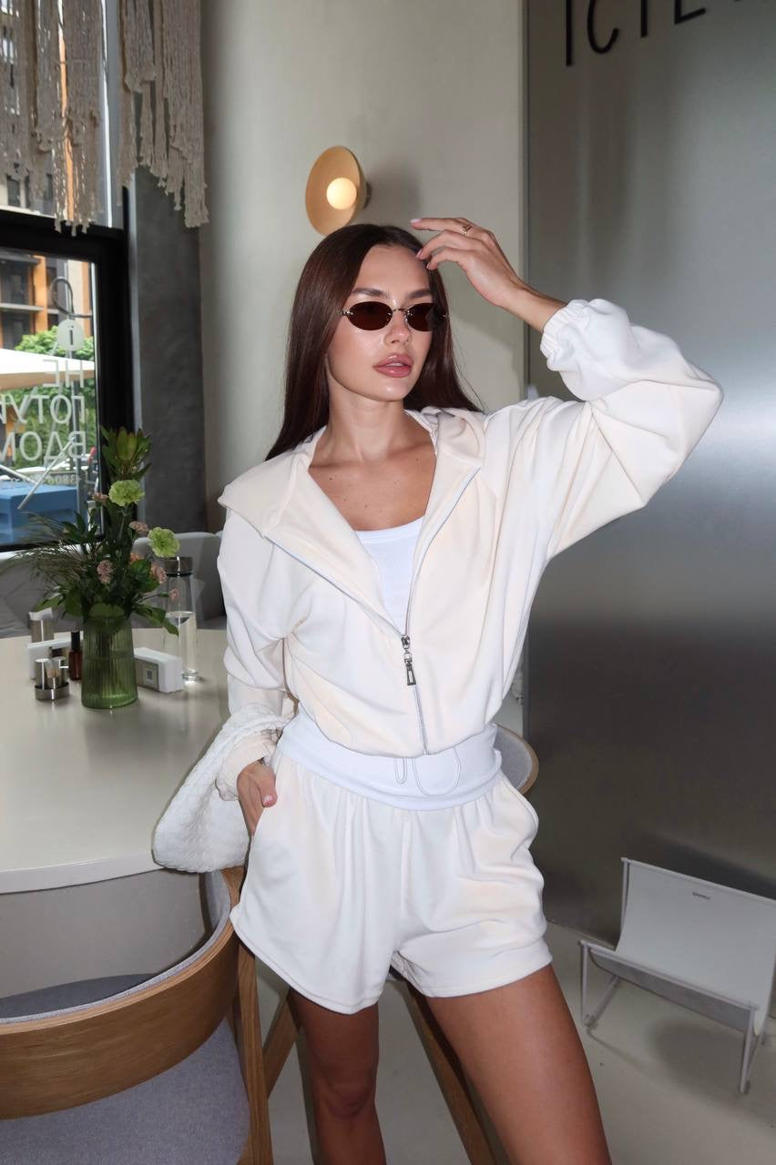 Velour Two-Piece Set