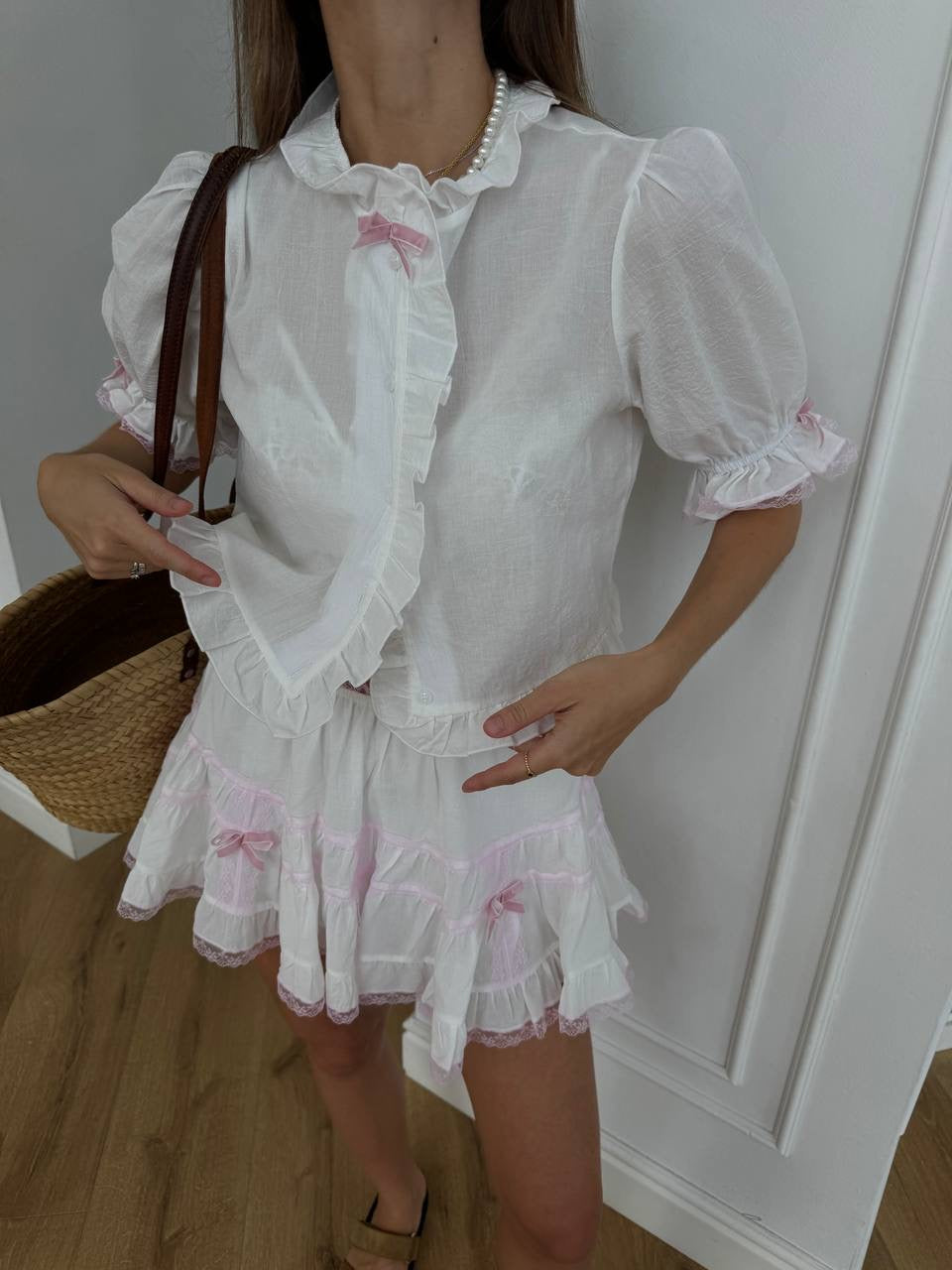 Cotton Set (Shirt + Skirt)