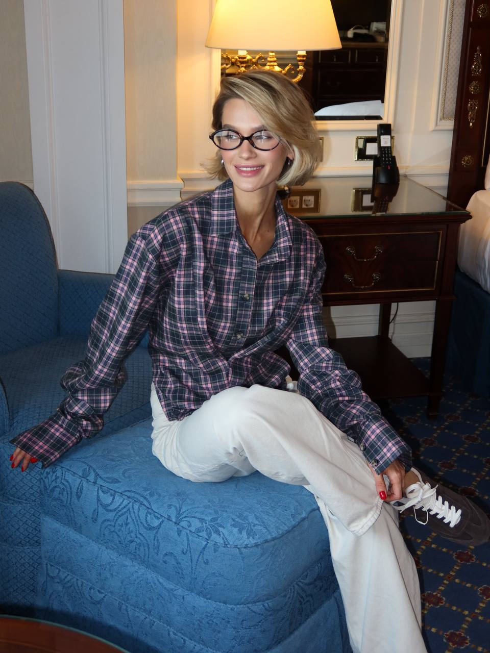 Stylish Plaid Shirt “Isabel”