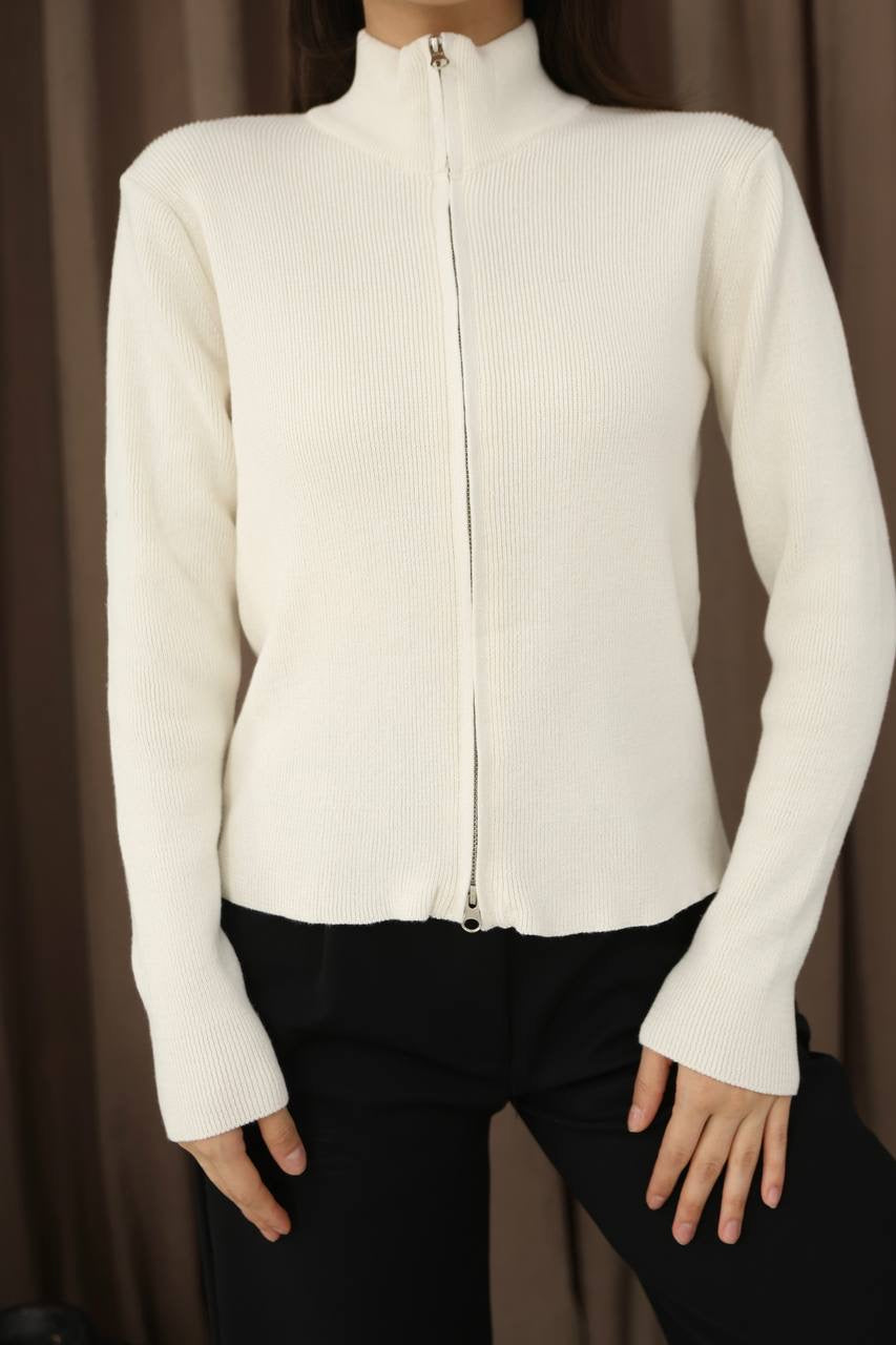 Zip-Up Knit Sweater✨