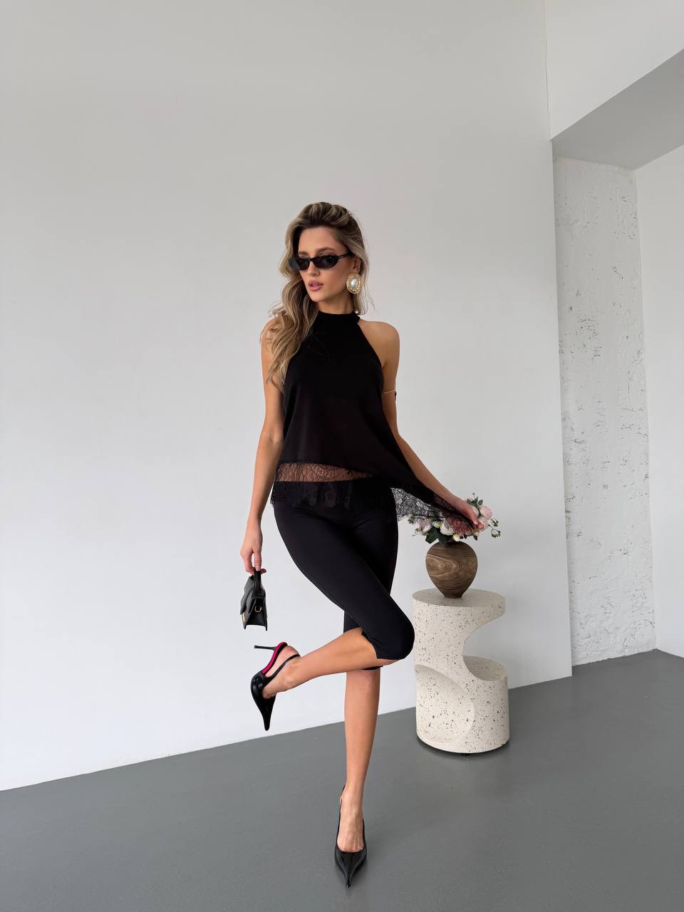 Top with Lace Details