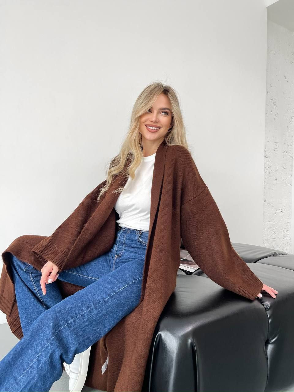 Long Knitted Cardigan