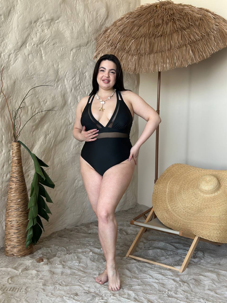 Stunning Plus-Size Swimsuit