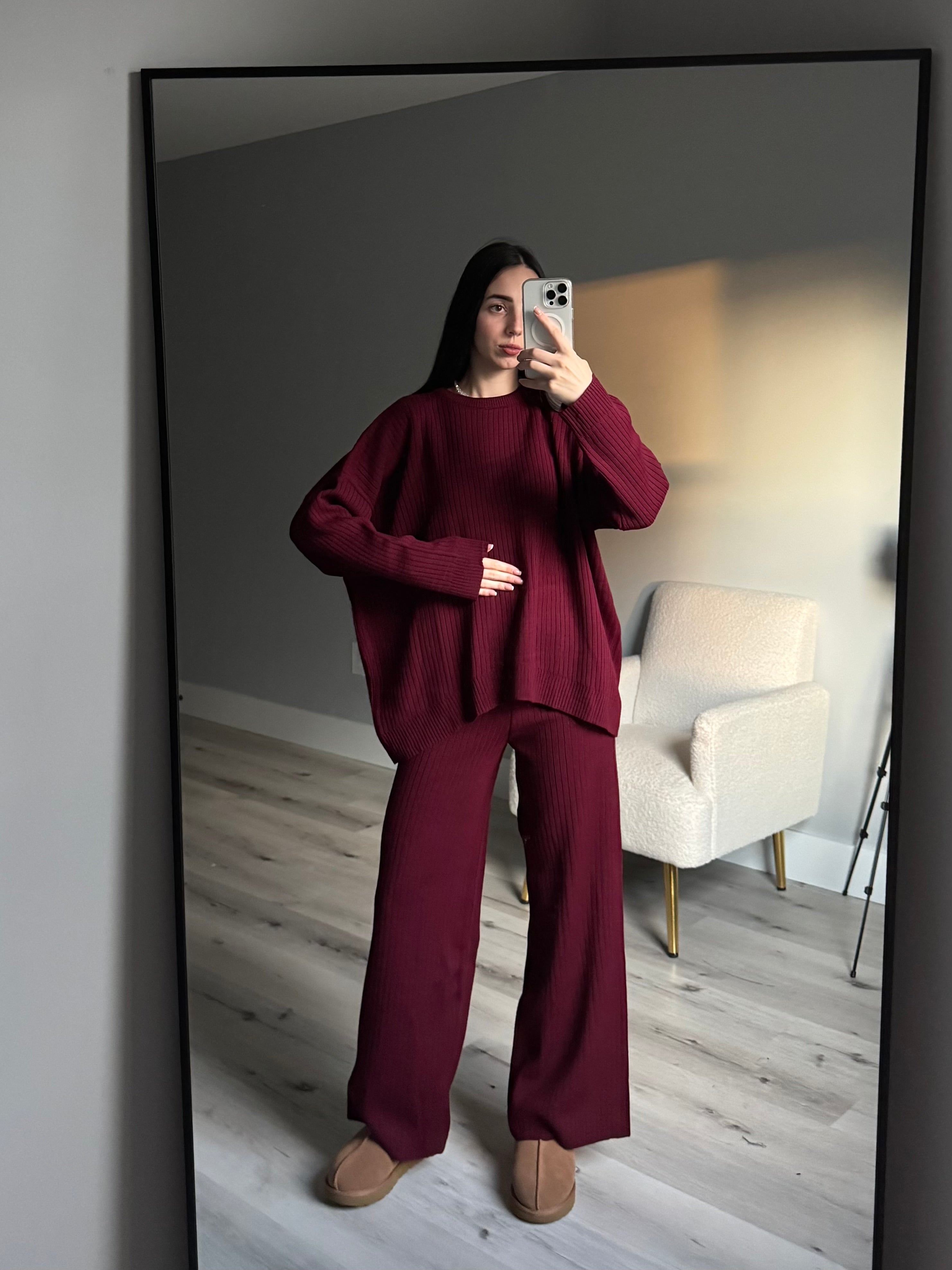 Set Sweater+Palazzo Pants