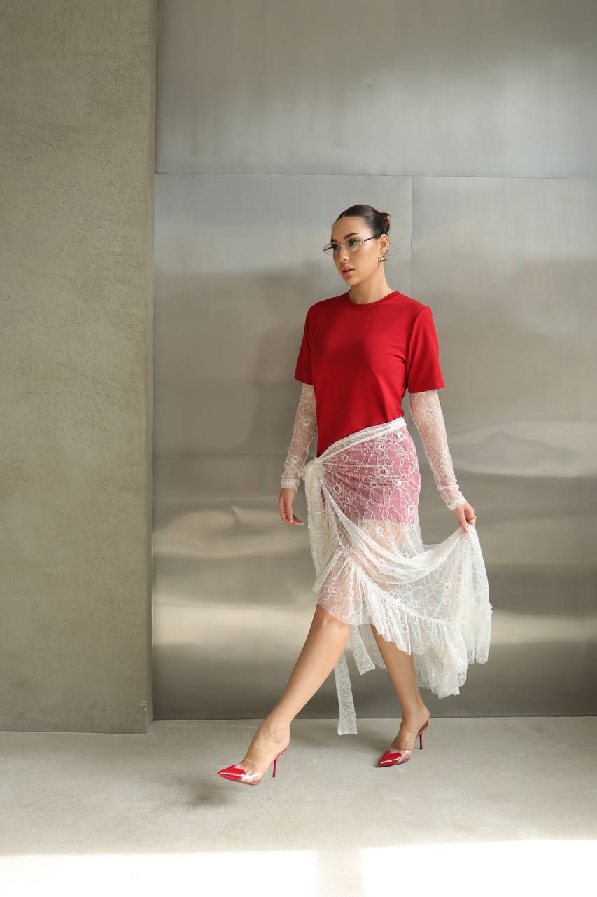 Lace Wrap Skirt 