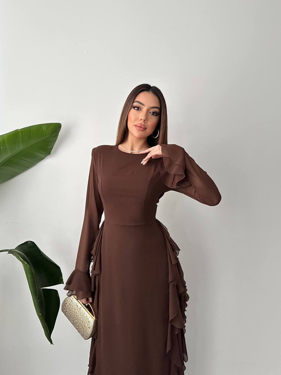 Chiffon dress with lining✨
