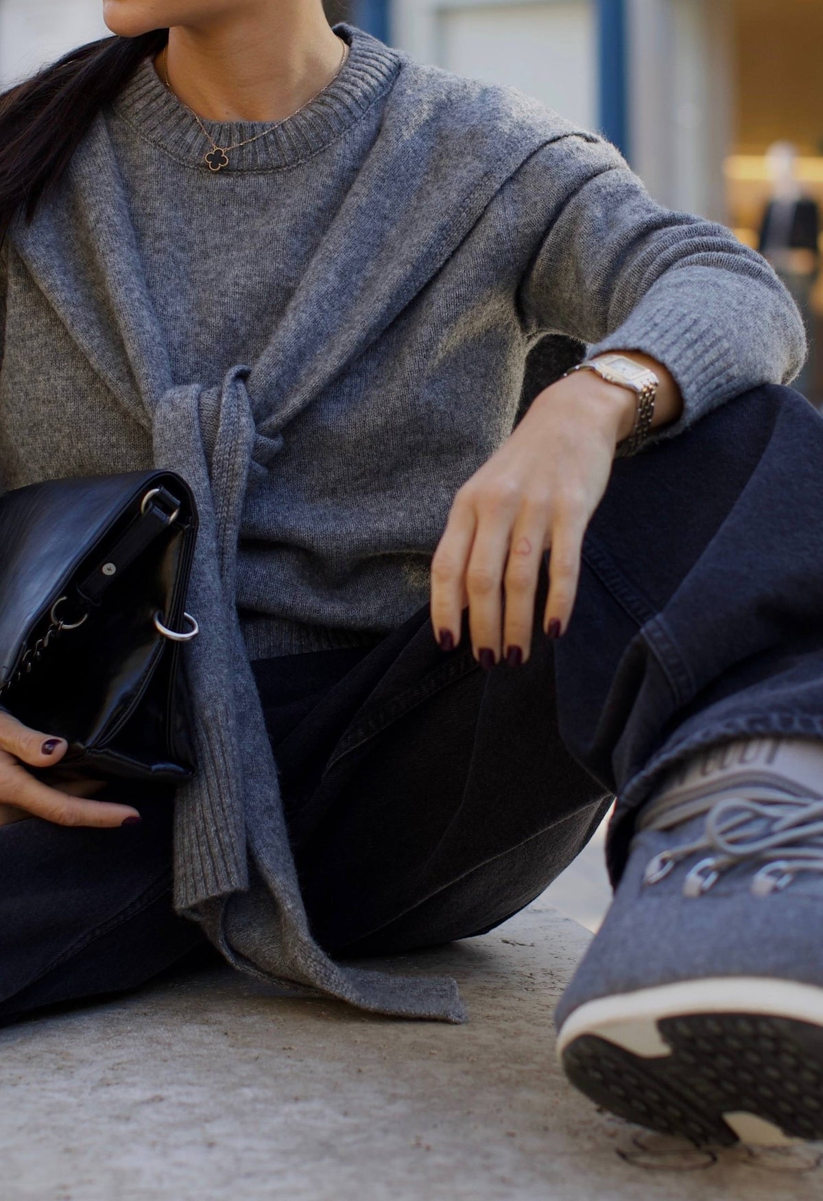 Gray Sweater