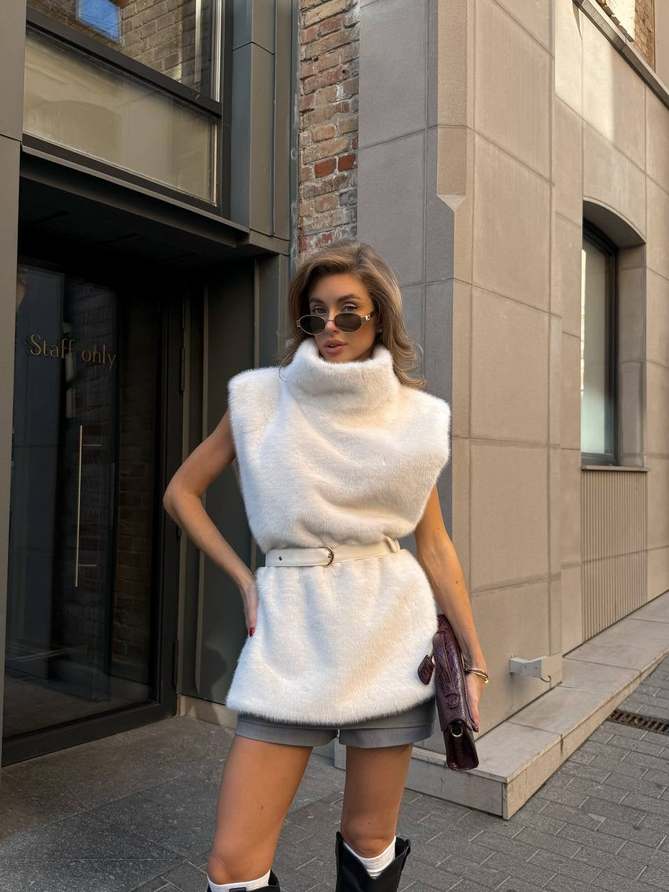 Stylish "Fraga" Vest-Cape