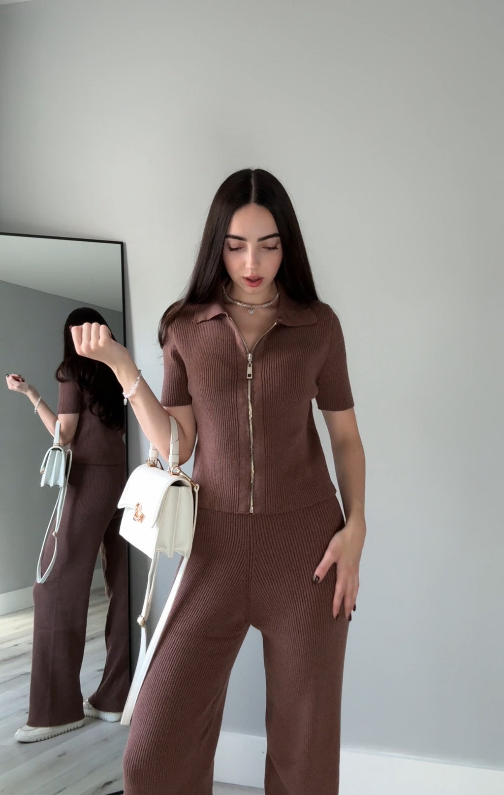 Set: Zip-up Top + Pants