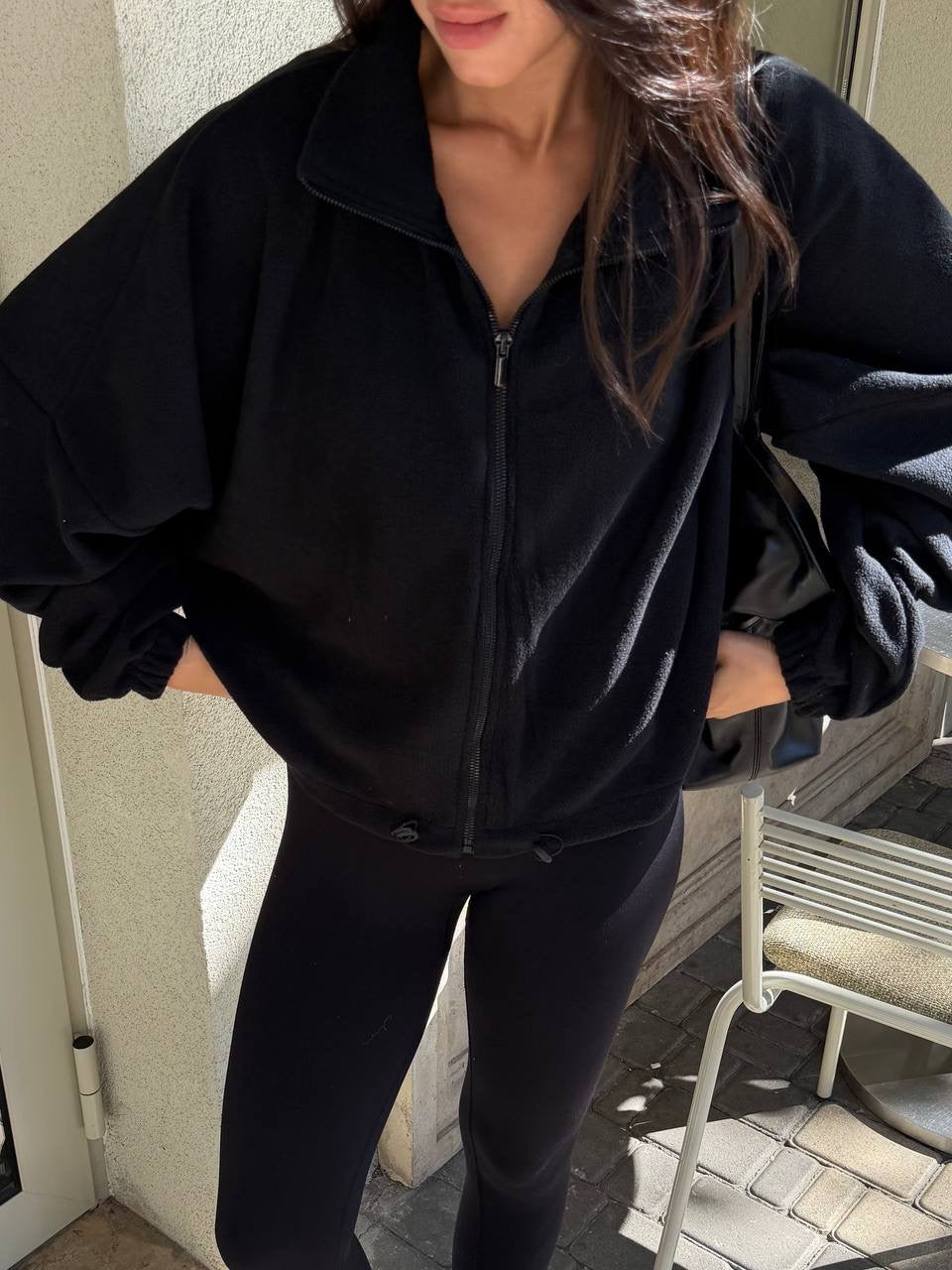 Long Zip-Up Fleece