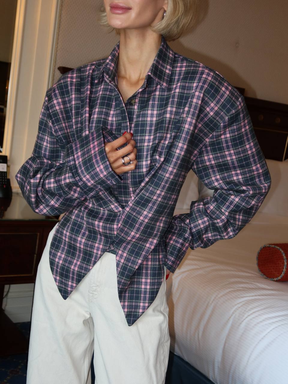 Stylish Plaid Shirt “Isabel”