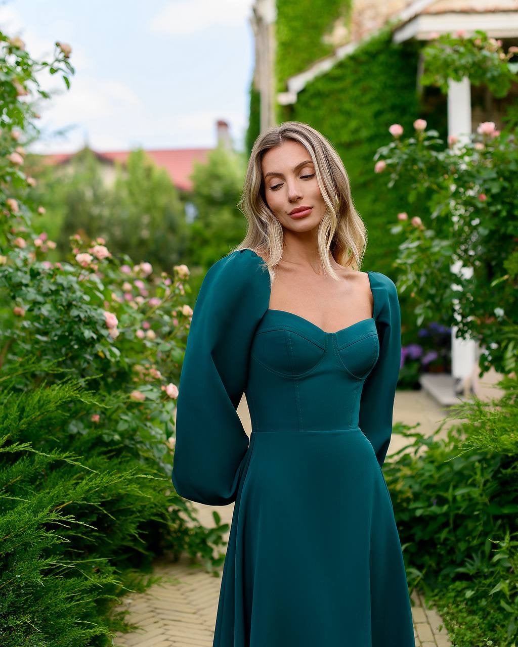 Dress with Built-In Cups