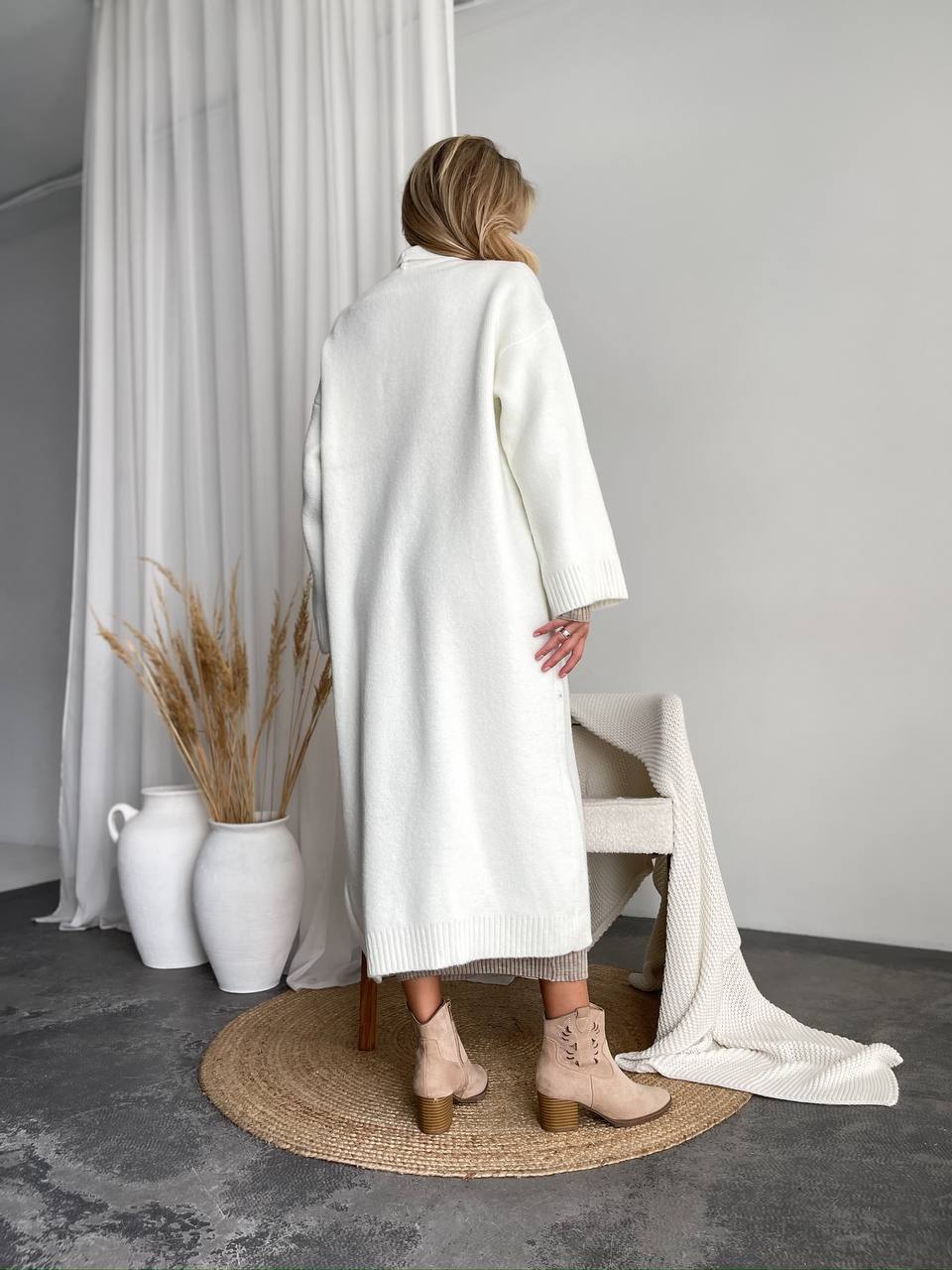 Long Knitted Cardigan