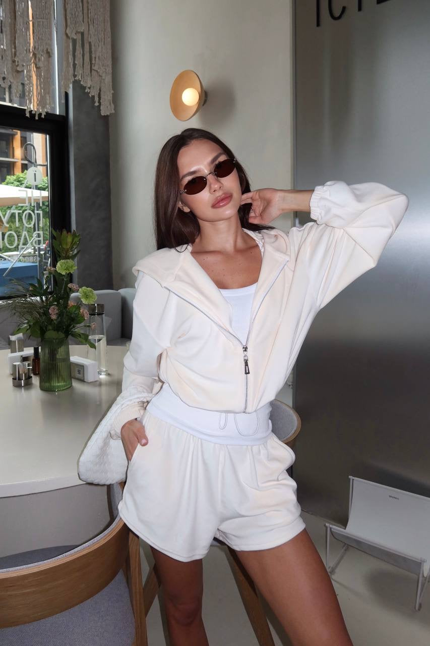 Velour Two-Piece Set