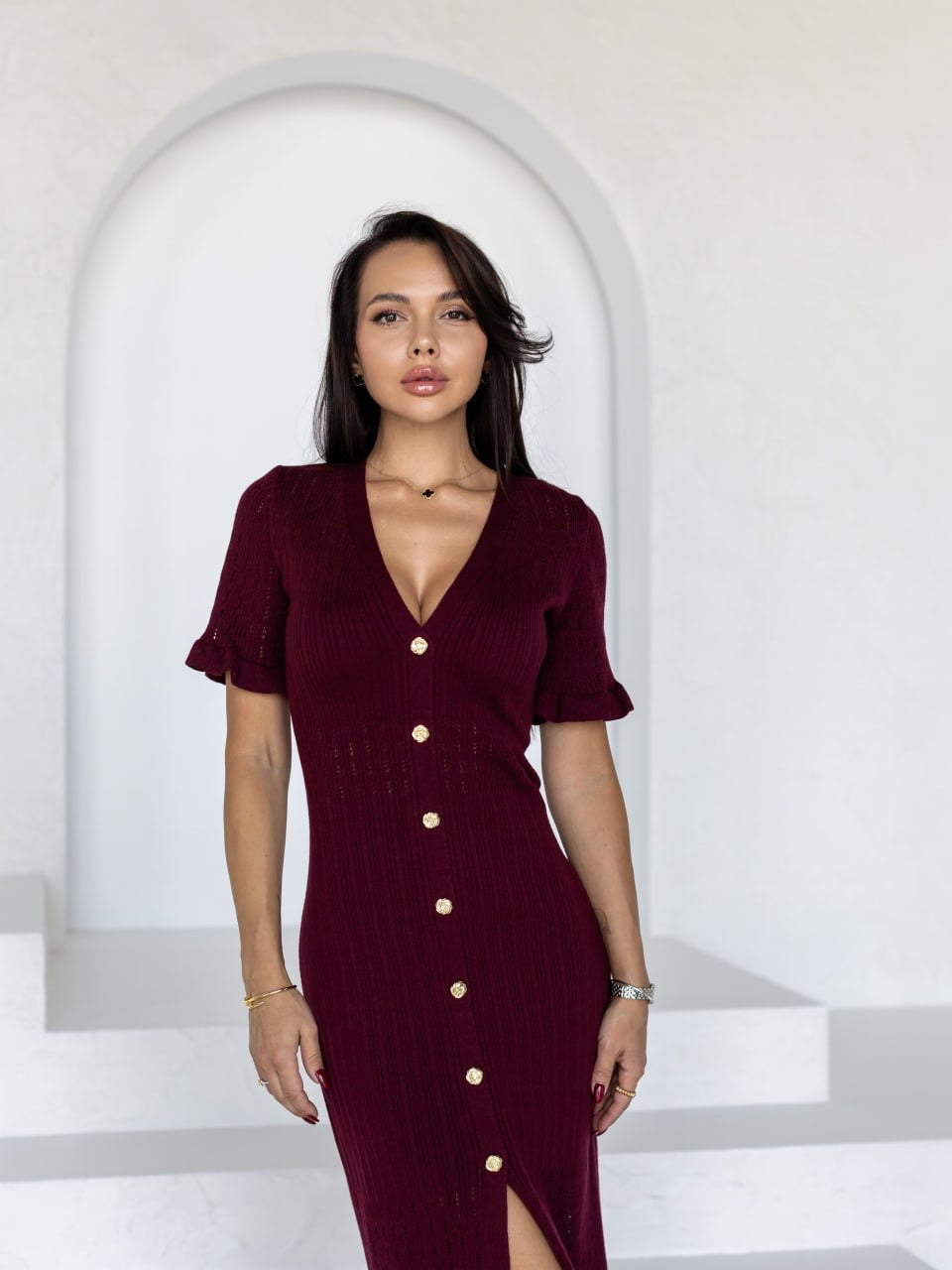 “Rimini” Knit Midi Dress
