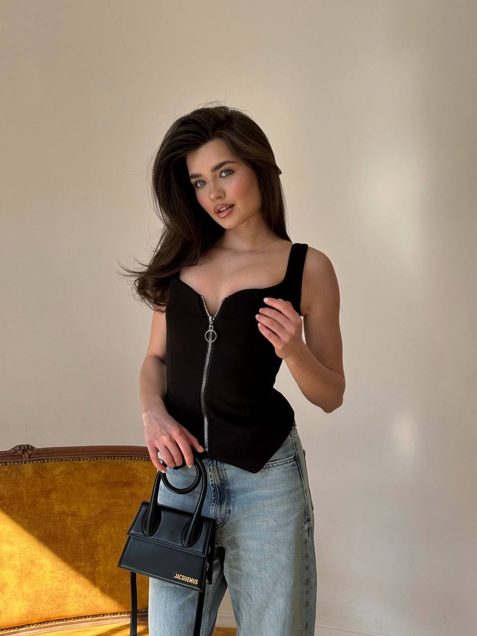 Strappy corset top