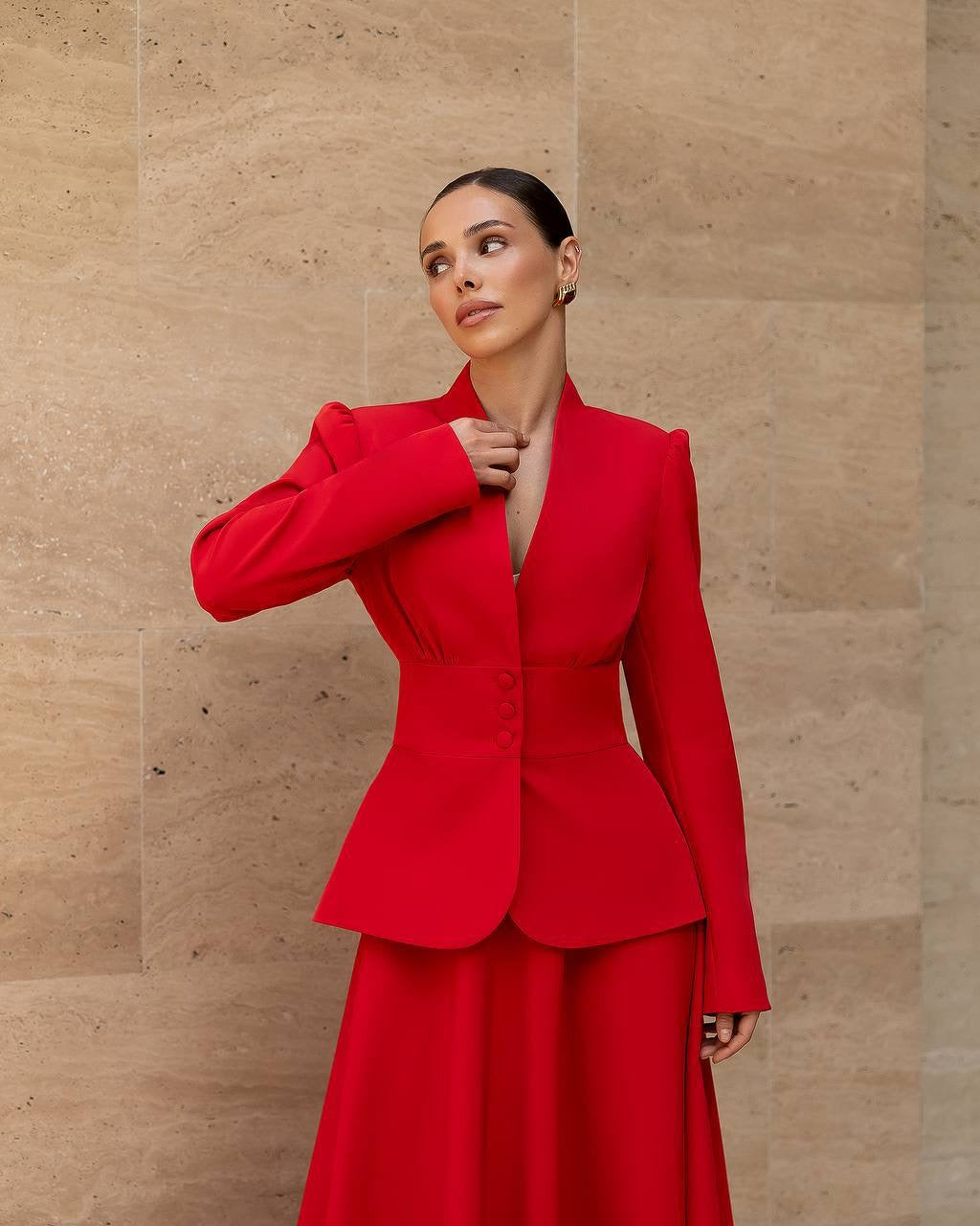 Blazer & Skirt Set