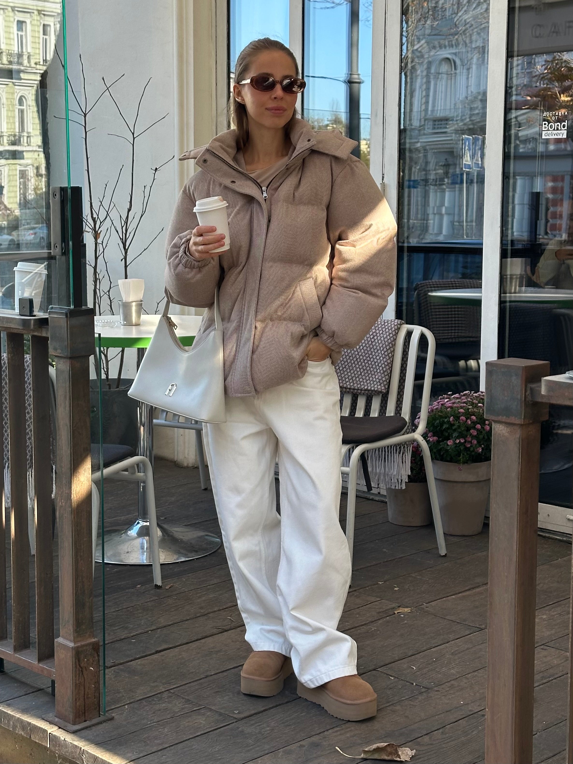 Cashmere Puffer Jacket