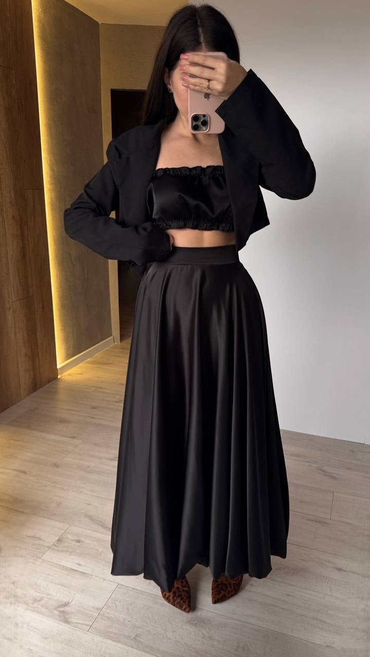 Balloon Maxi Skirt